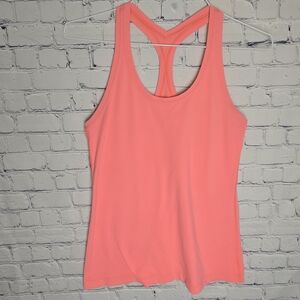 Lululemon Coral Racerback Stretchy Tank Top Size L